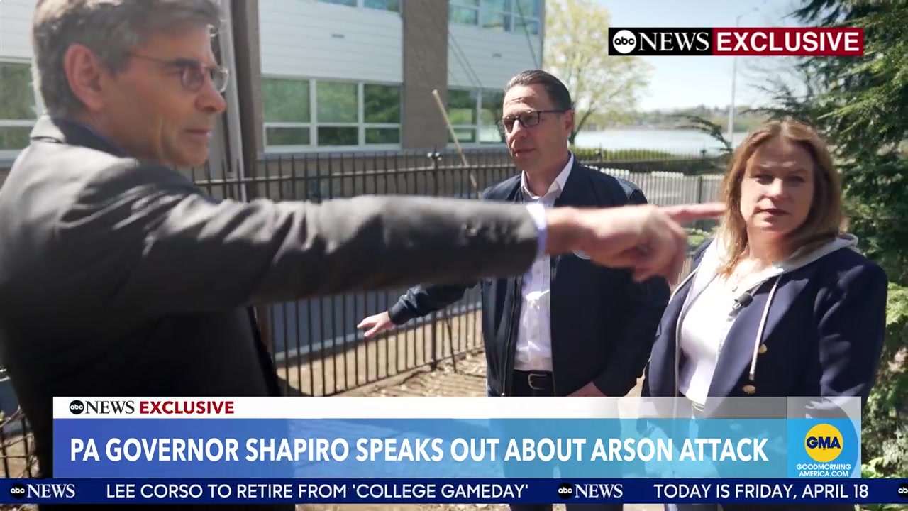 EXCLUSIVE: PA Gov. Josh Shapiro sits down with George Stephanopoulos ...