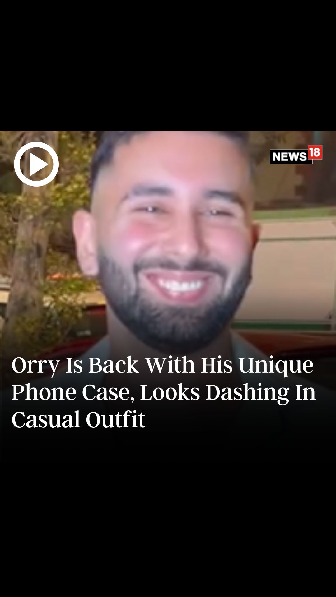 Orry Is Back With His Unique Phone Case, Looks Dashing In Casual Outfit ...