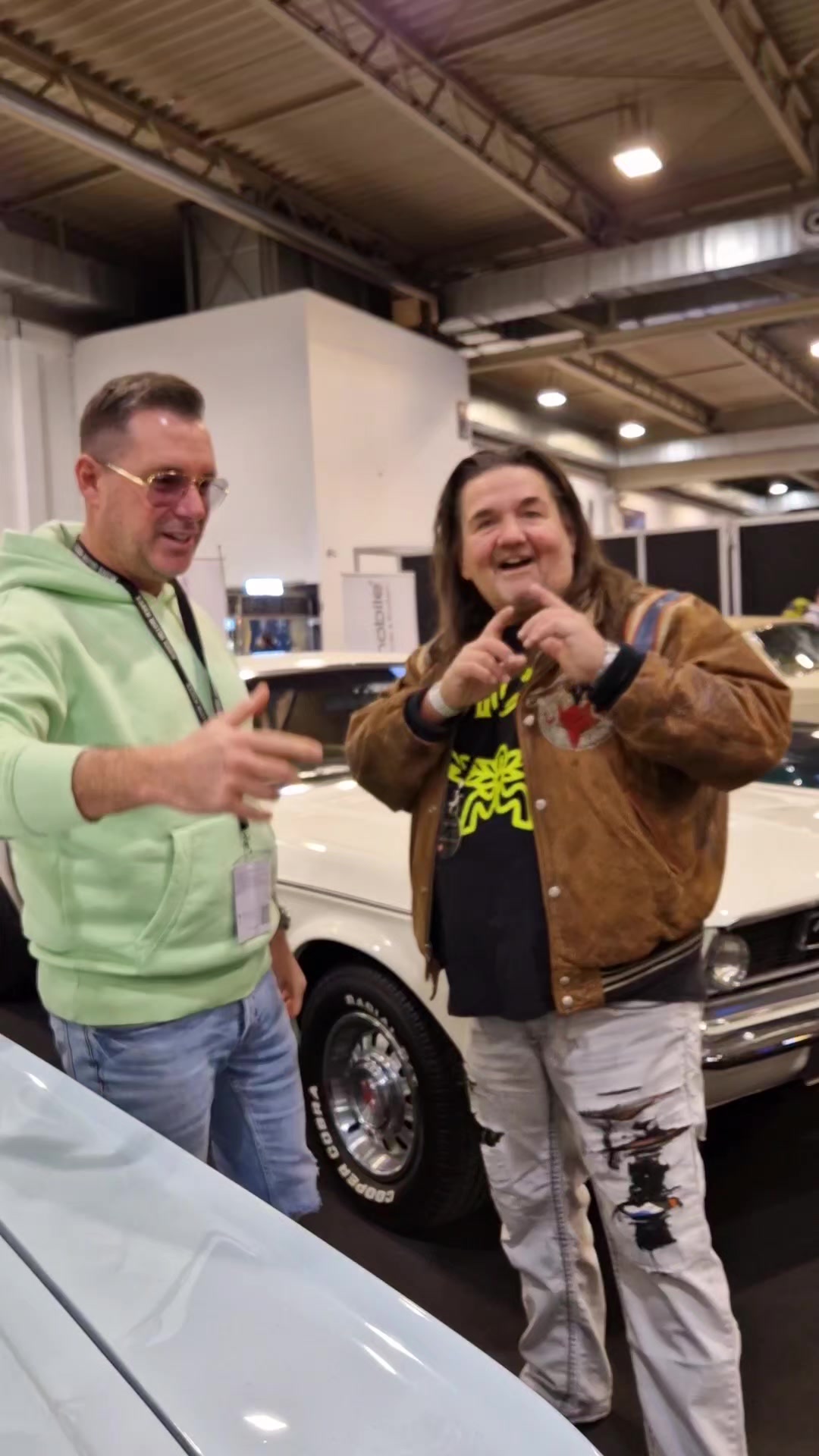 Unser Chef mit seinem Freund und TV-Kollegen 