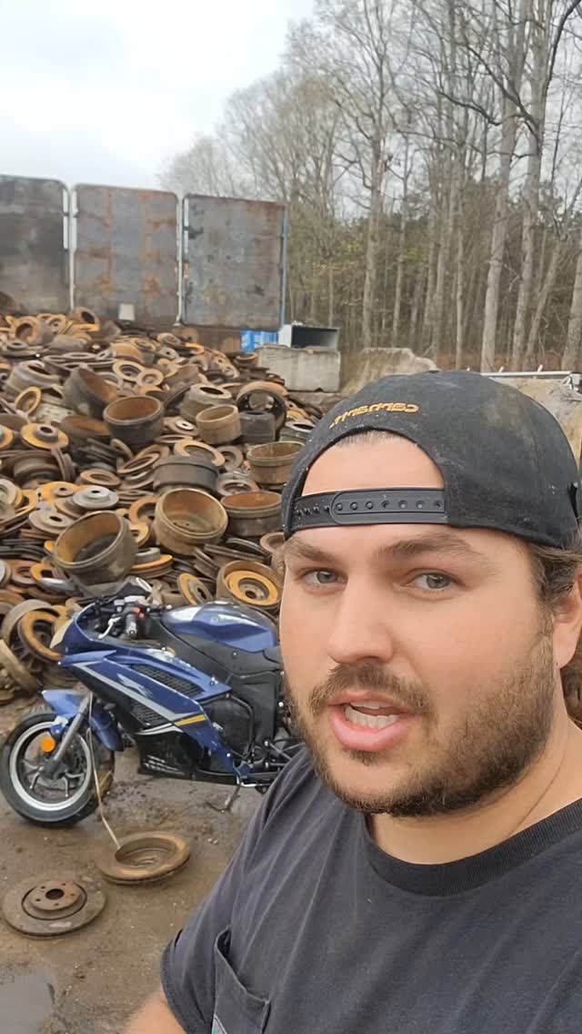 Fastest scrap bike known to man... #Scrap-Life #recycle #recycling # ...