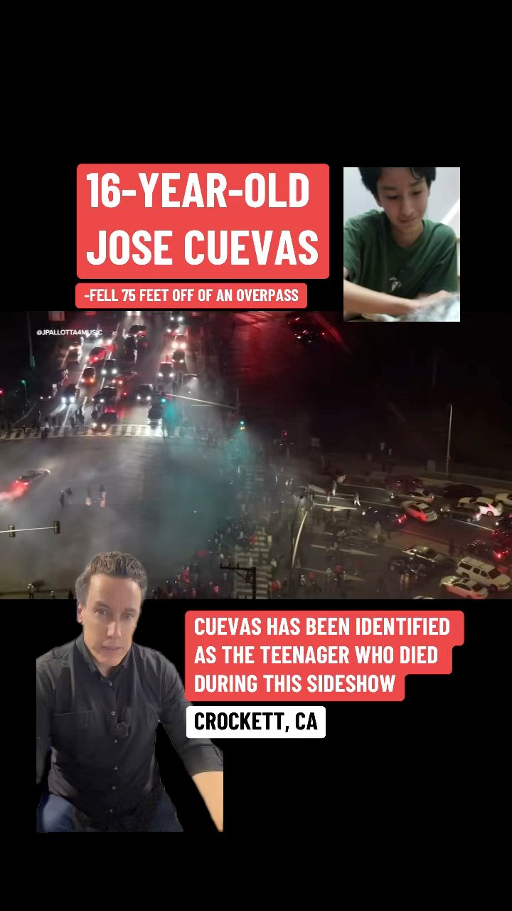 16-year-old Jose Cuevas has been identified as the teen who fell and ...