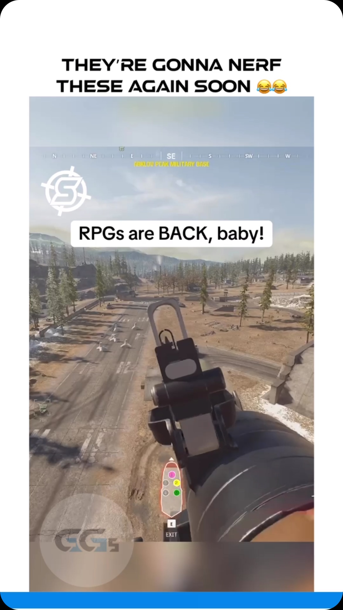 RPGs too little right now I know the nerf is coming 😂😂 🎥: stodeh ...
