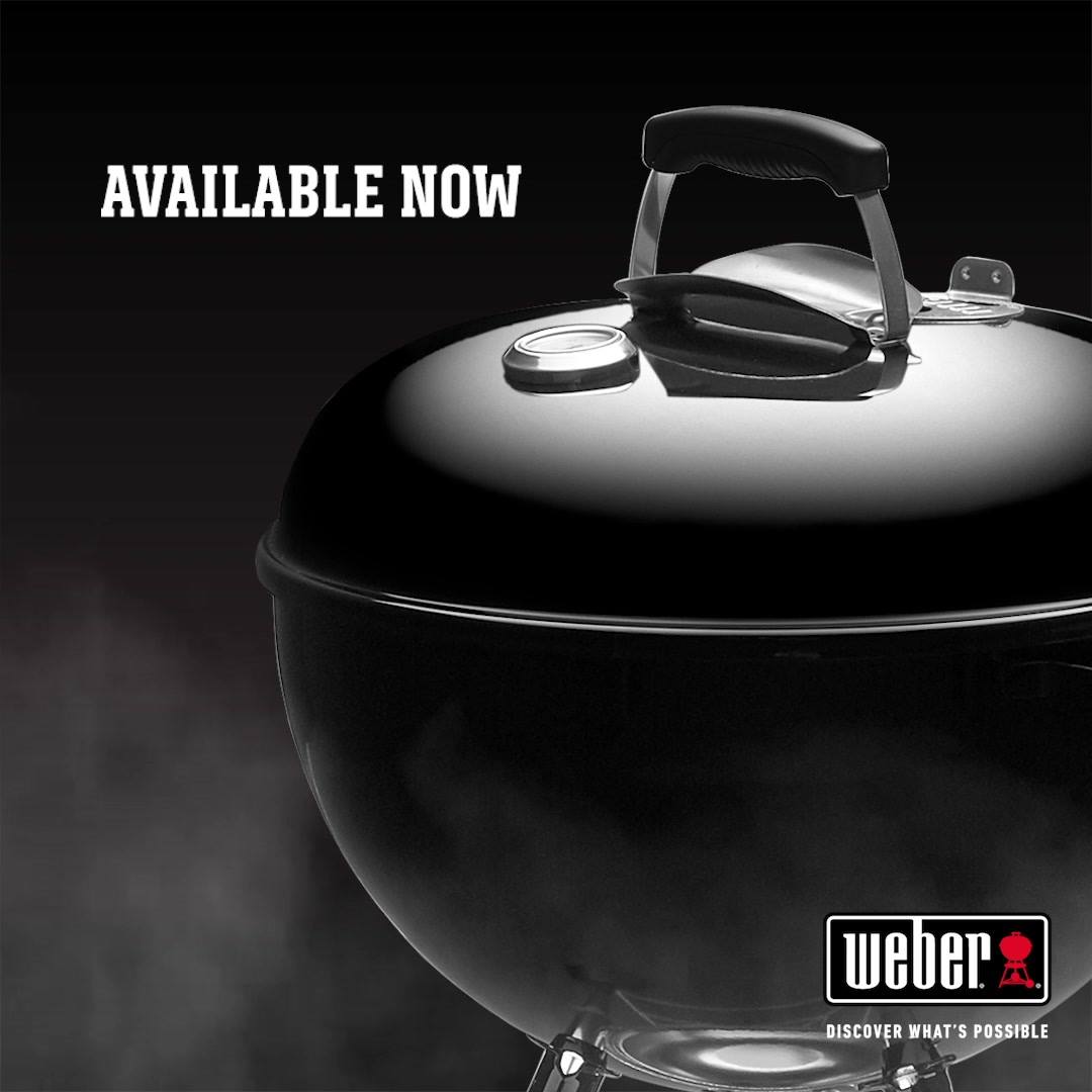 Introducing the all-new Weber Original Kettle Charcoal Grill 57cm