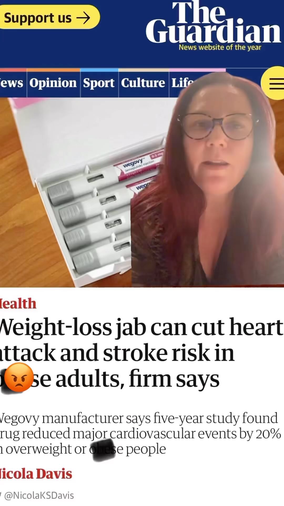The US Food and Drug Administration said a TV advertisement for Novo Nordisk's new weight-loss pill included “false or misleading” claims about the drug's ability to help users shed pounds, adding to