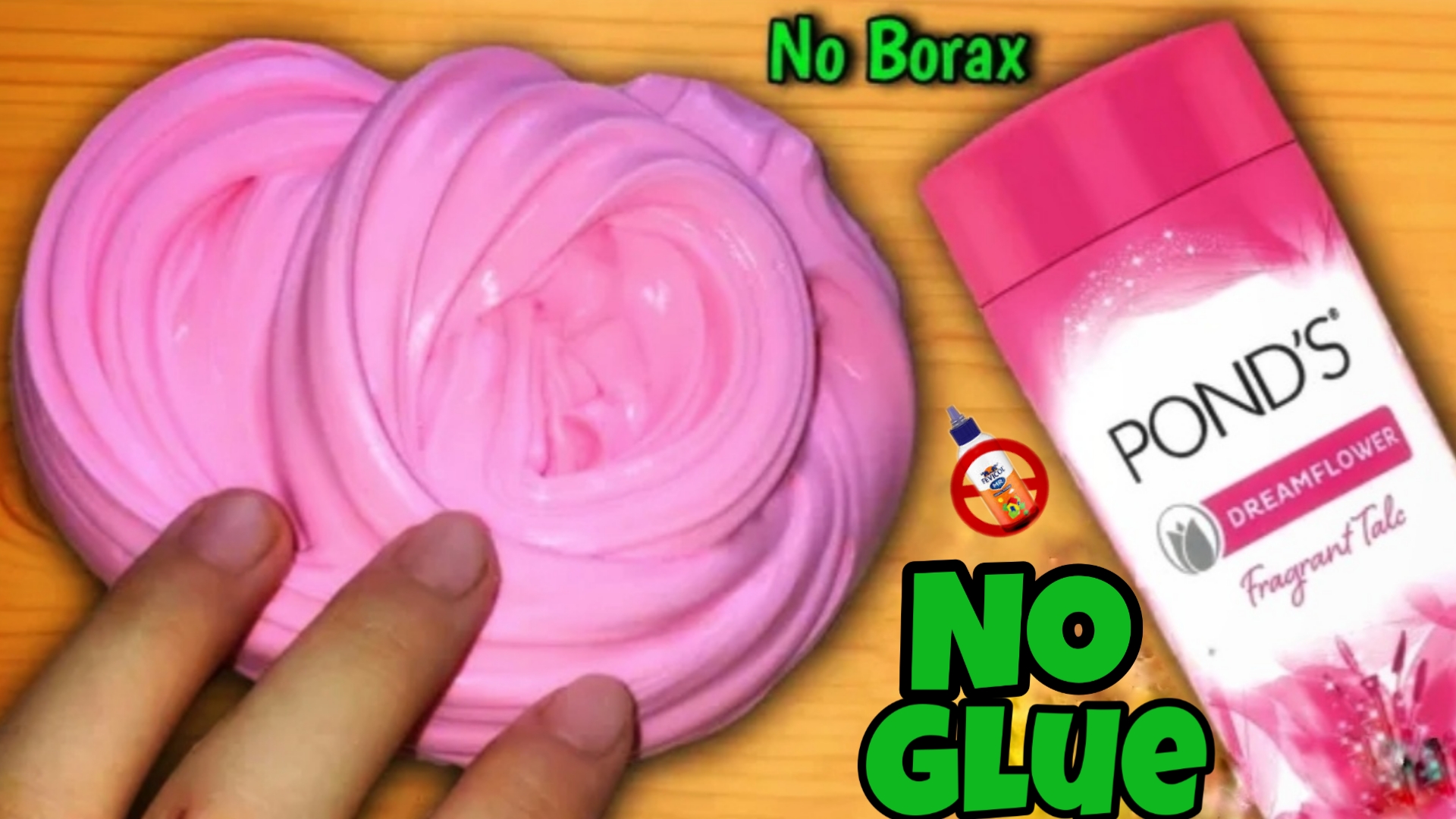 How to make slime with Ponds powder How to make slime easy at home How ...