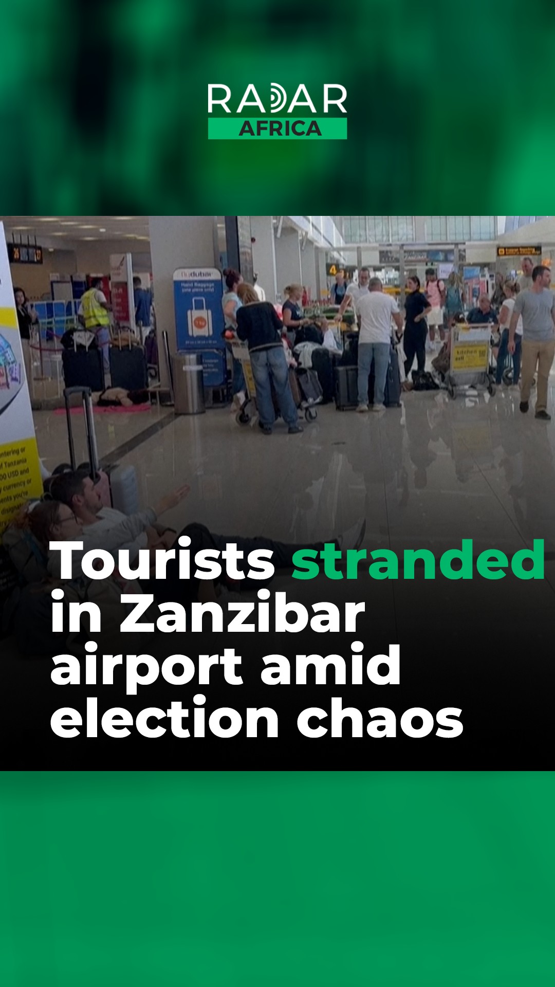 Zanzibar Airport is packed with stranded passengers a day after ...