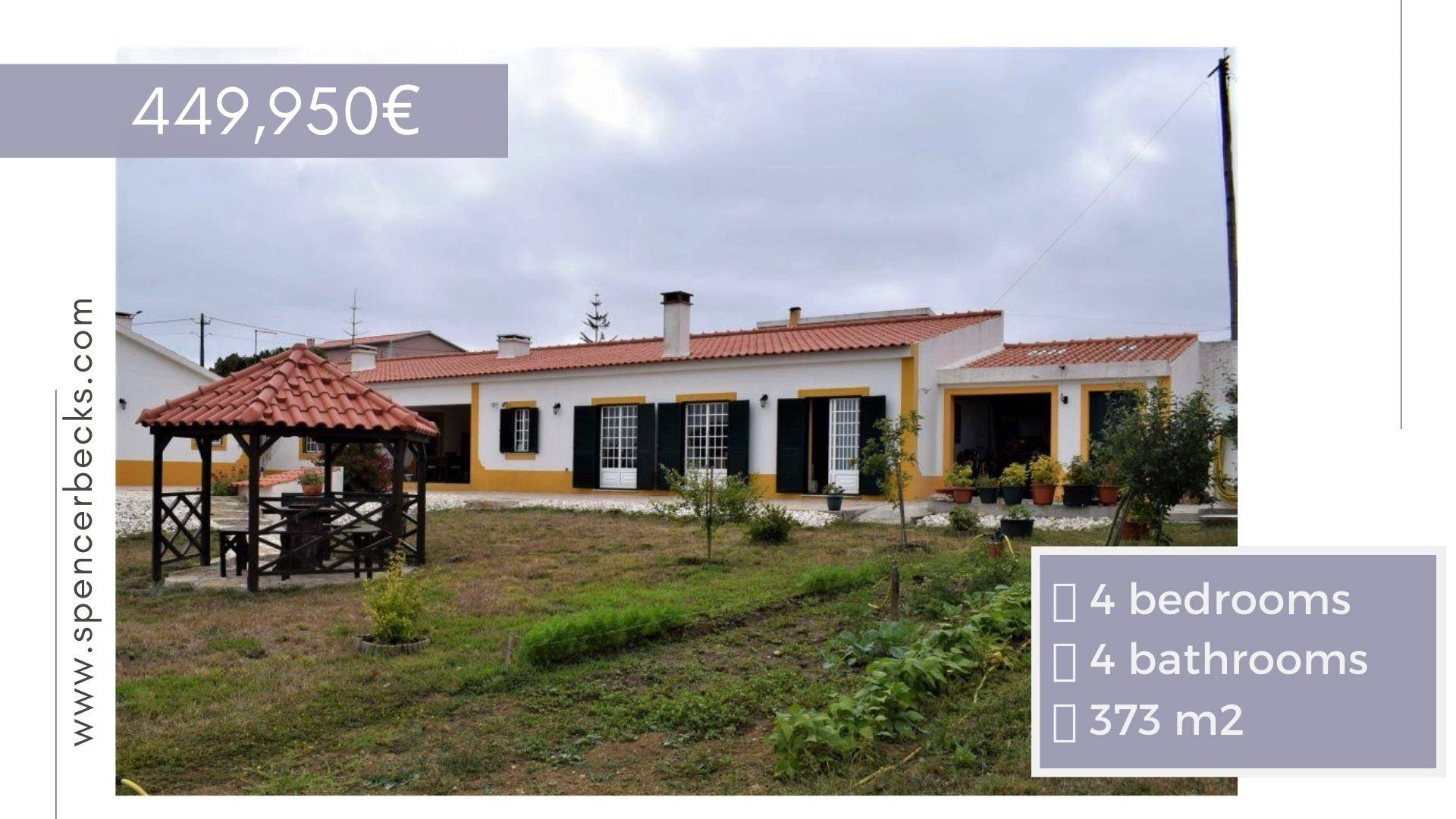 NEW LISTING | Fabulous four bedroom bungalow in Sobal da Lagoa, close ...