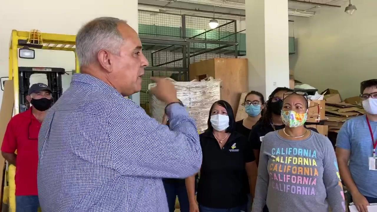 El comisionado electoral, Lind Merle Feliciano, agradece al equipo ...