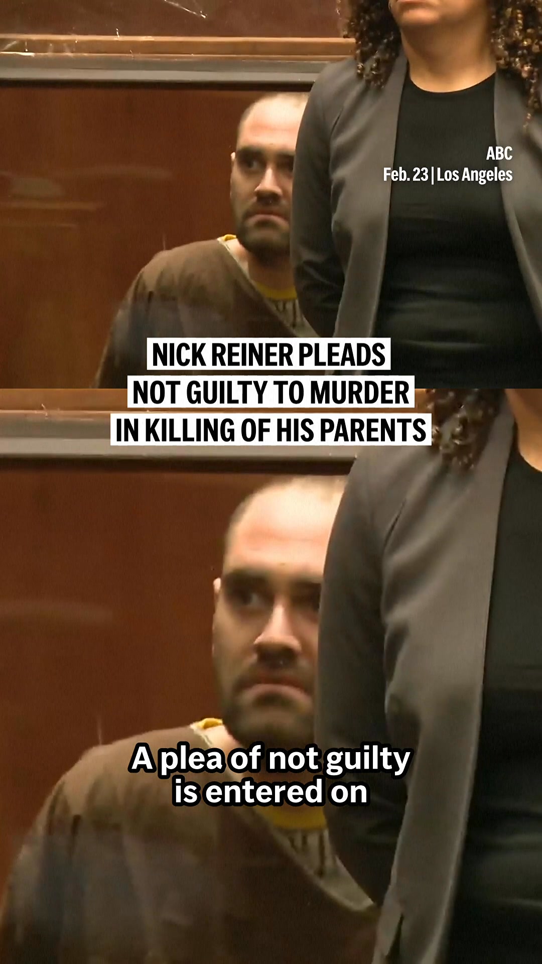 Nick Reiner pleads not guilty to murder in killing of his parents ...