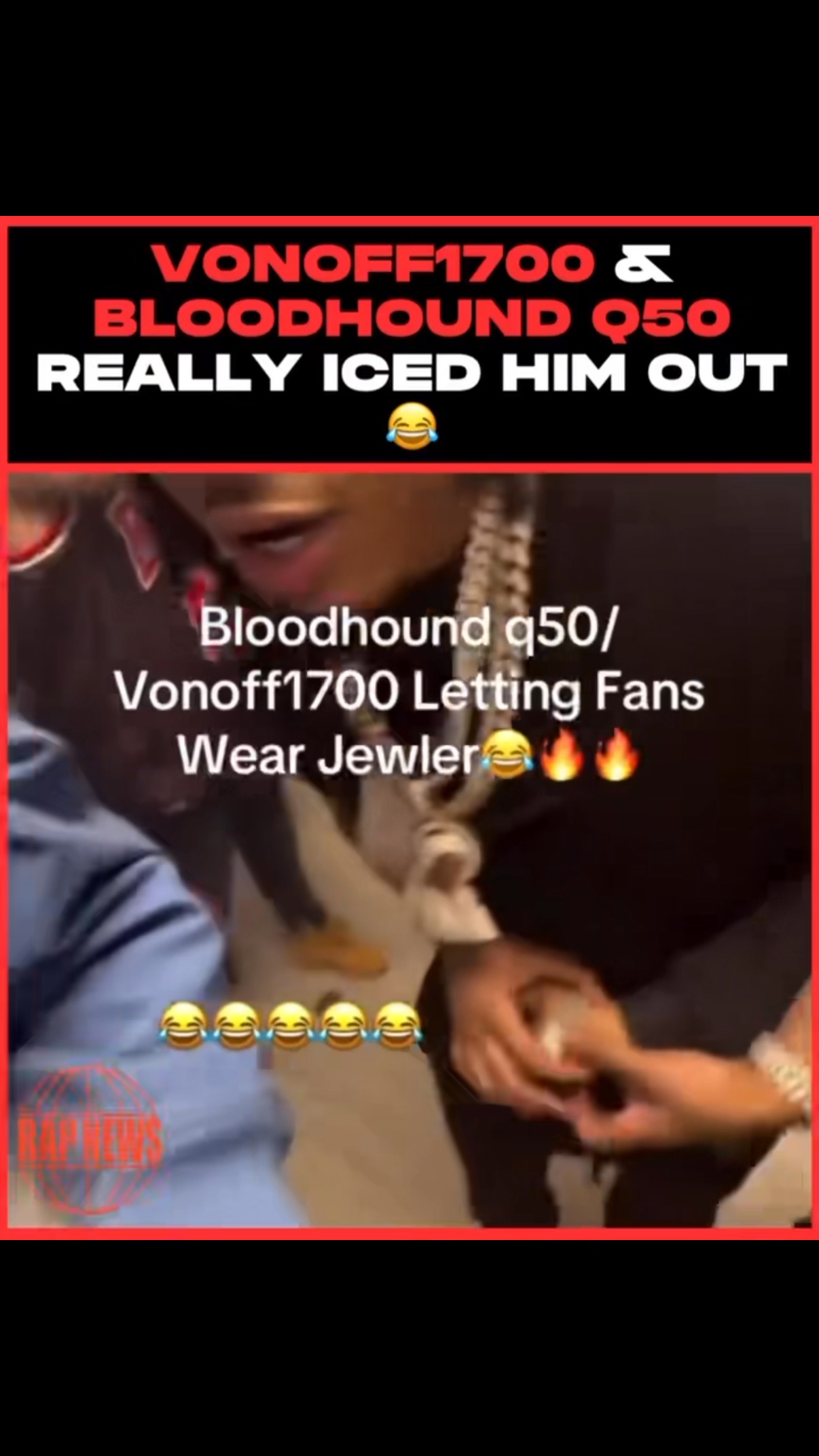 They really iced them out 😂 . . . . Follow @rapnews for more Rap News ...
