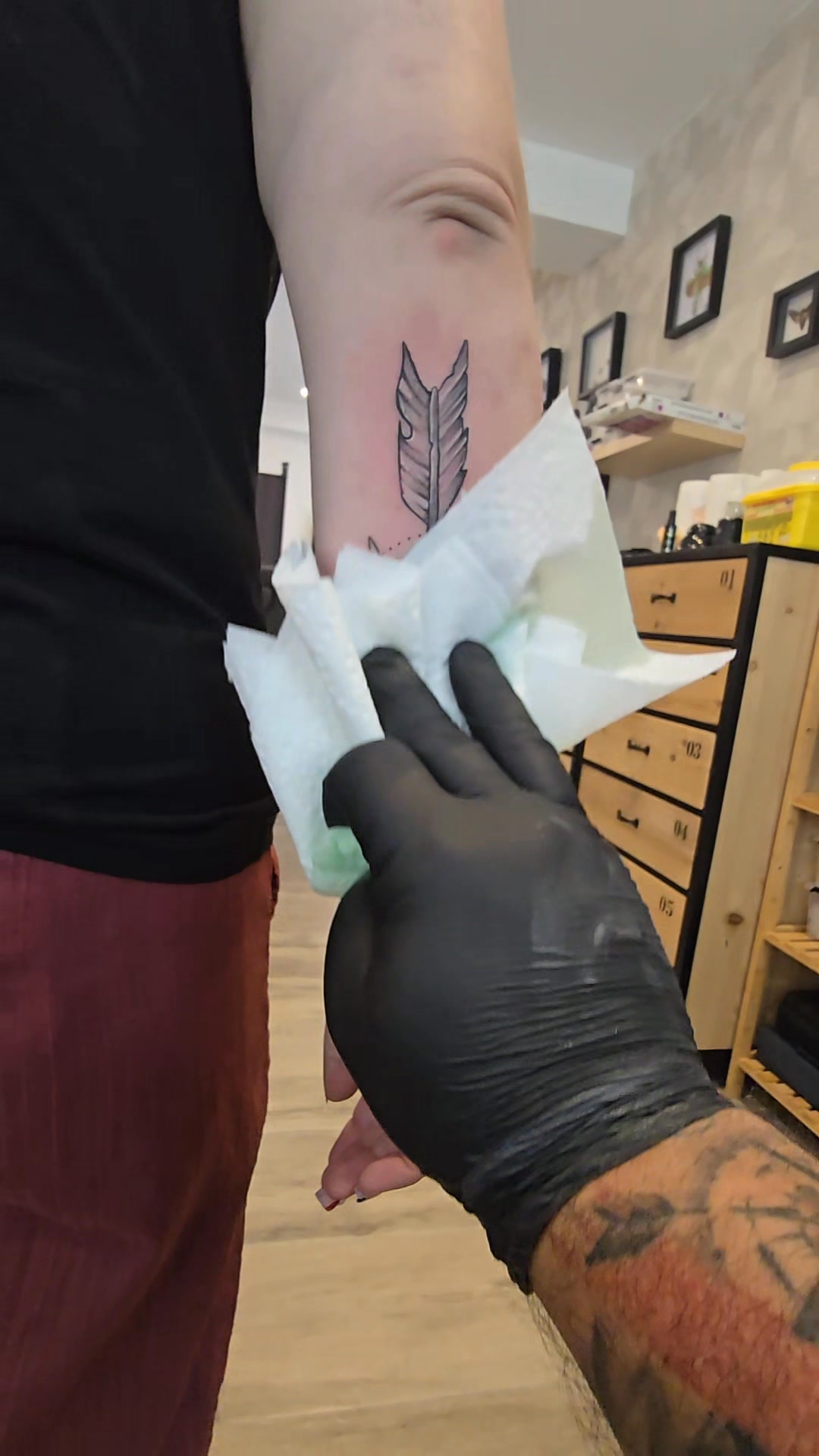 Merci d avoir fait la route pour ce tattoo...... | Python ink tattoo ...