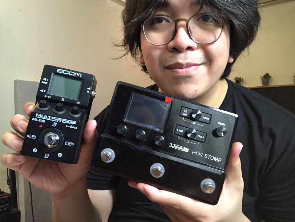 Here's a quick comparison of the Line 6 hx stomp and Zoom ms-60b