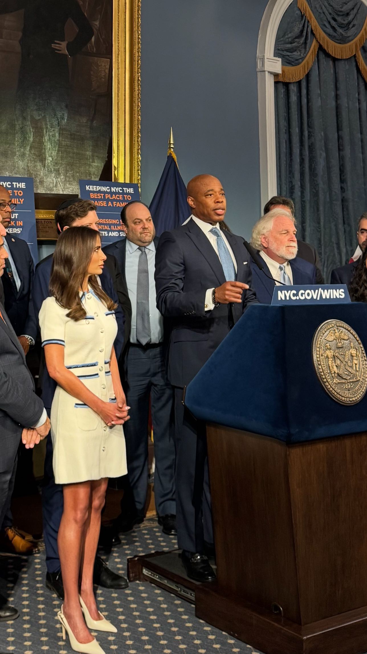 Today I was honored to stand alongside @nycmayor as he announced The ...