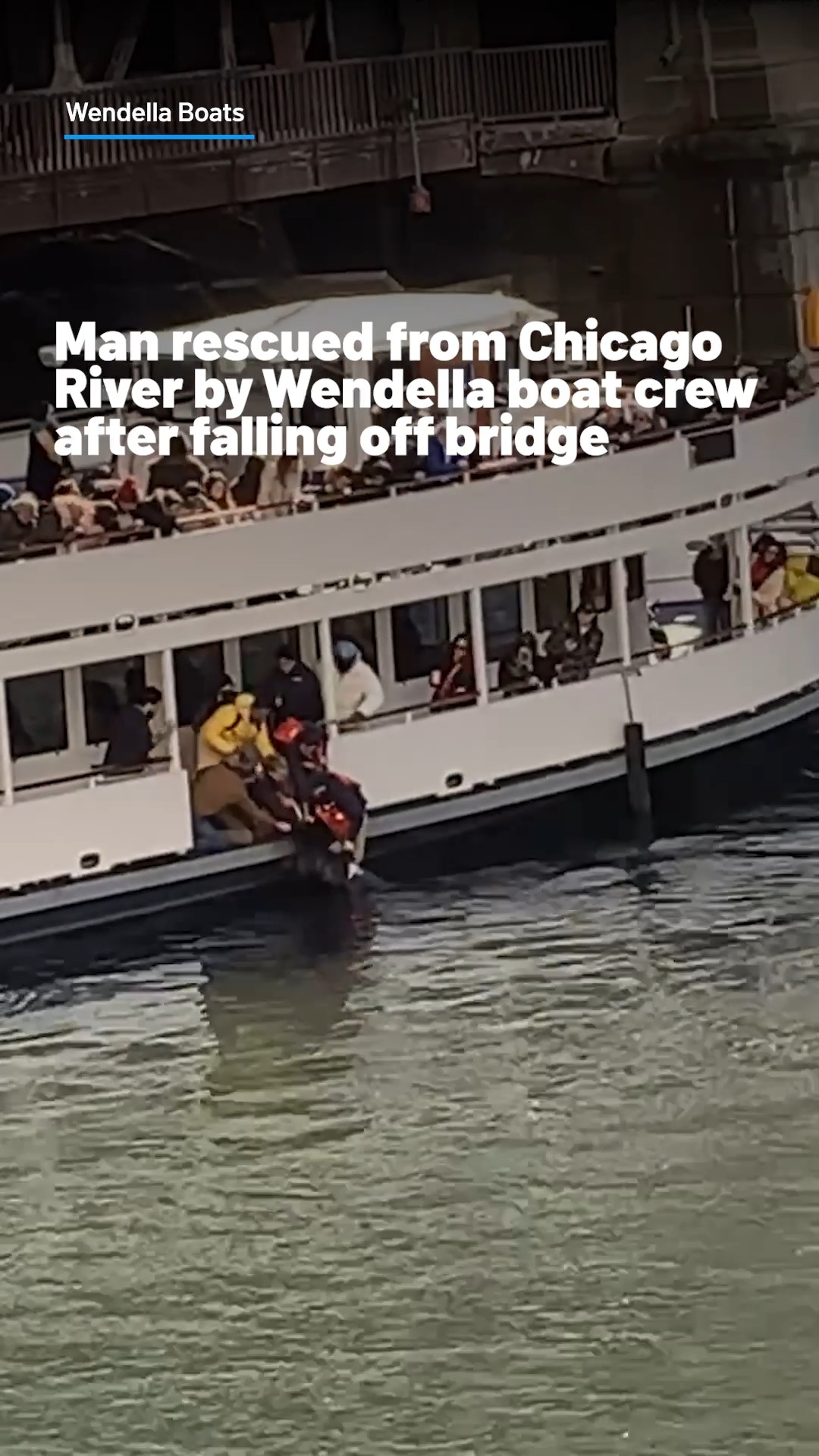 Around noon, a Chicago Fire Department boat could be seen near the ...