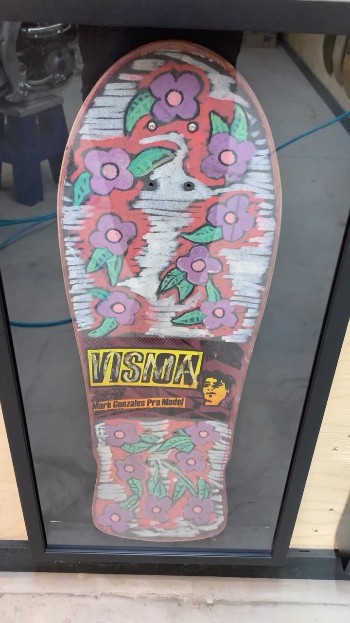 Mark Gonzales original board and reissue