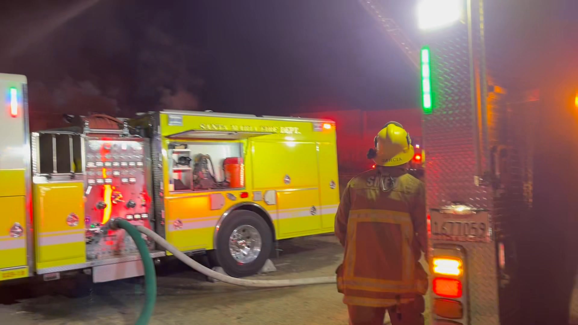 All SMFD units, 4 SBC units and 1 unit from Five Cities Fire Authority ...