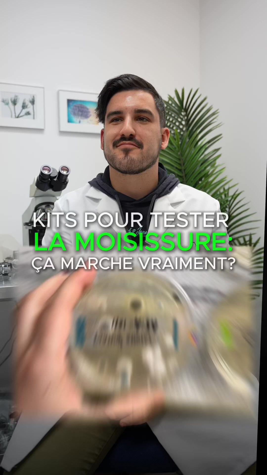 Test de moisissures de l'air – Détecter les spores dans votre maison