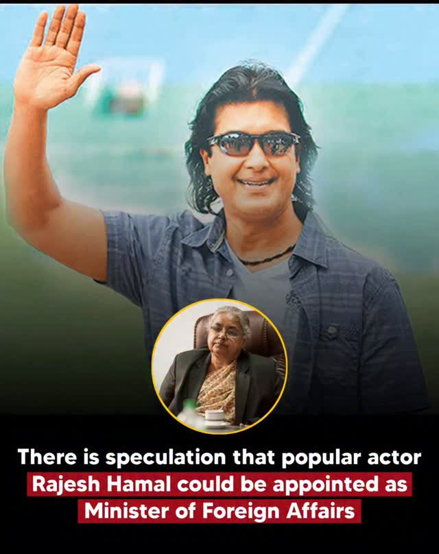 There is speculation that popular actor Rajesh Hamal could be appointed ...