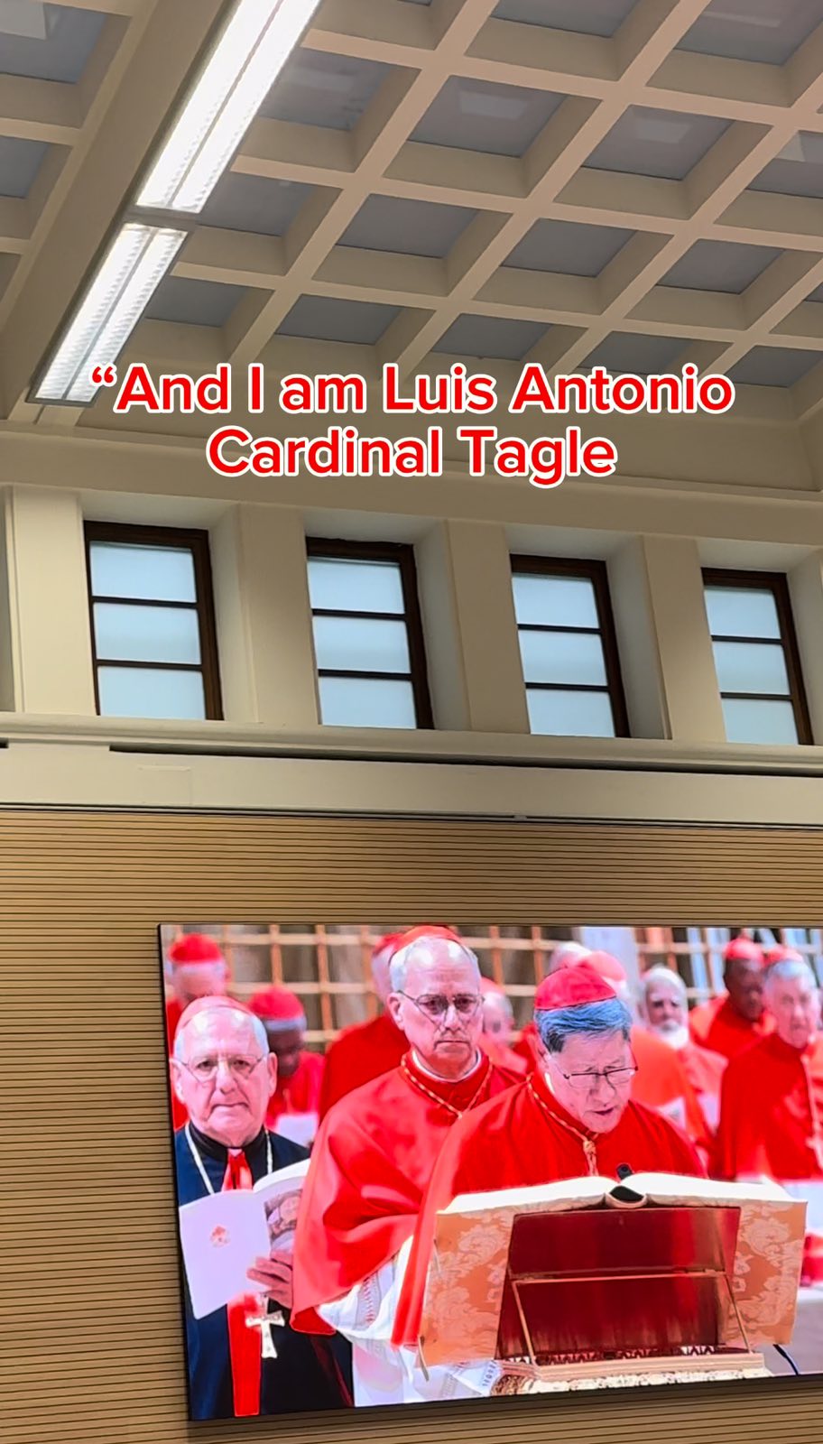 TINGNAN: Magkasunod na binigkas nina Cardinal Luis Antonio Tagle at ...