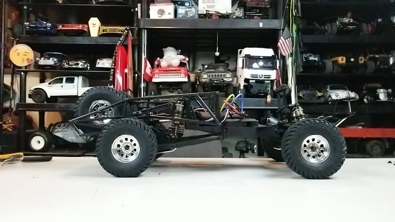 The Rampage Outlaw Pro kit is built, here is a suspension test. # ...