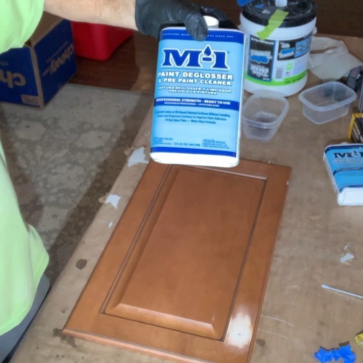 Proper prep for maximum adhesion is a must ! M1 deglosser / degreaser ...