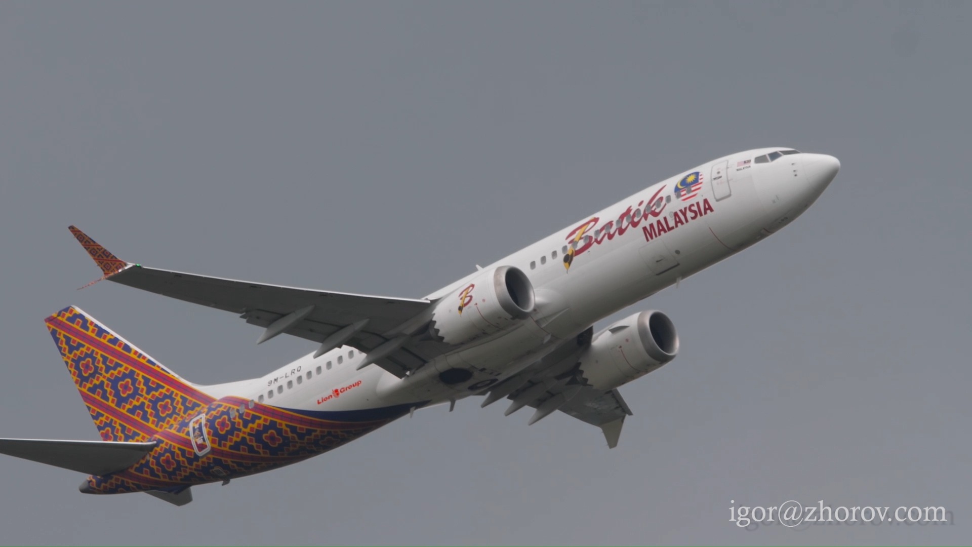 Batik Air Malaysia Boeing 737 MAX 8 9M-LRV cn: 42998 Narita