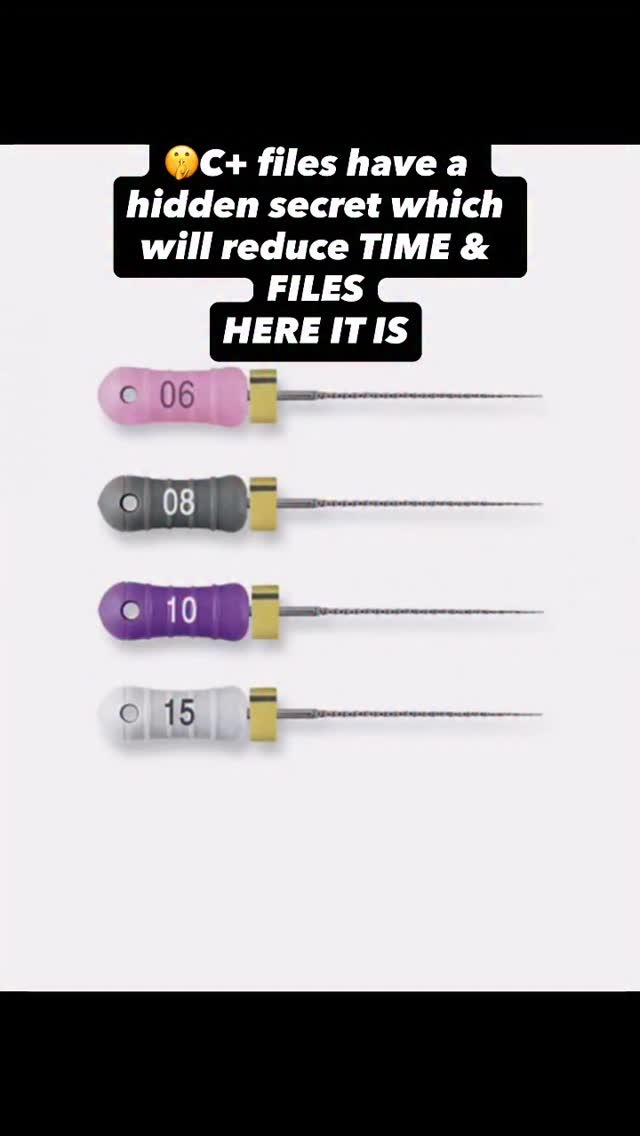 THE SECRET IN C+ files which is how I use these in calcified canals # ...