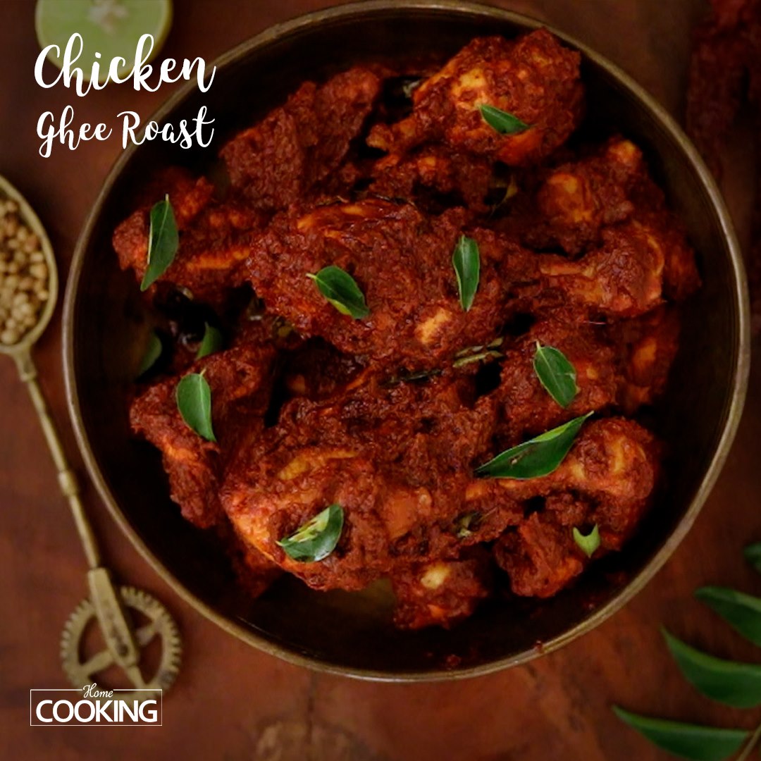 Chicken Ghee Roast | Mangalorean Chicken Ghee Roast | Chicken Dry Roast ...