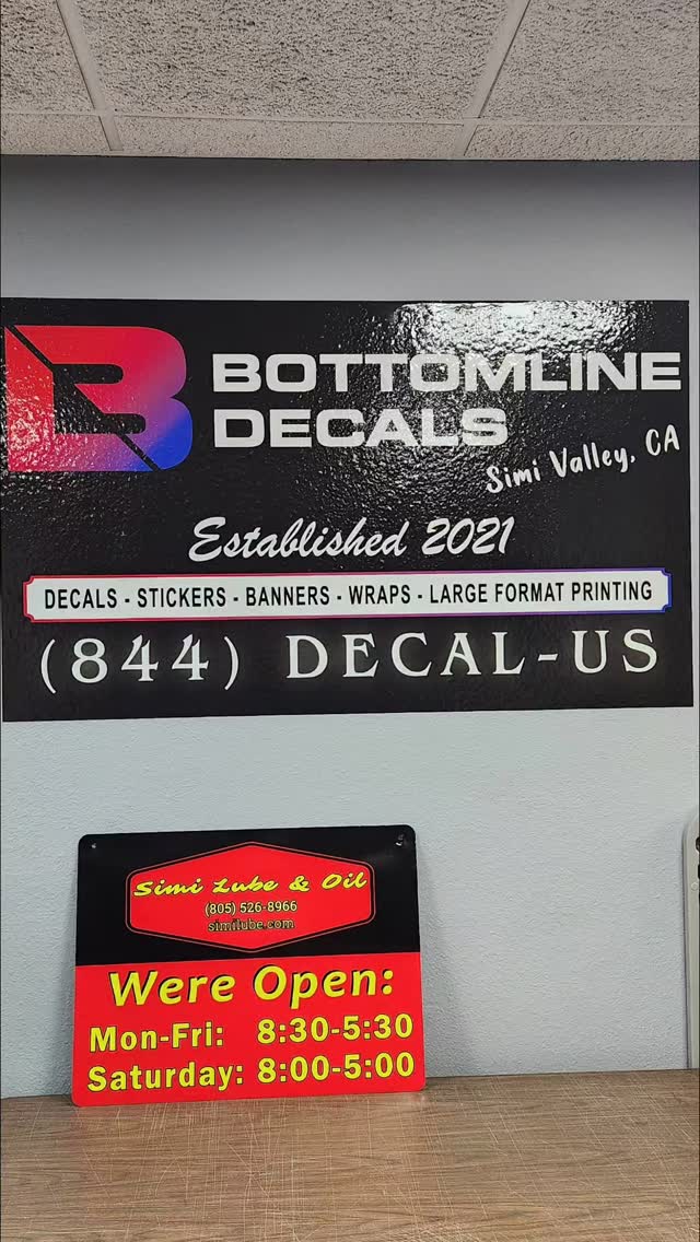 Bottomline Decals | Simi Valley CA