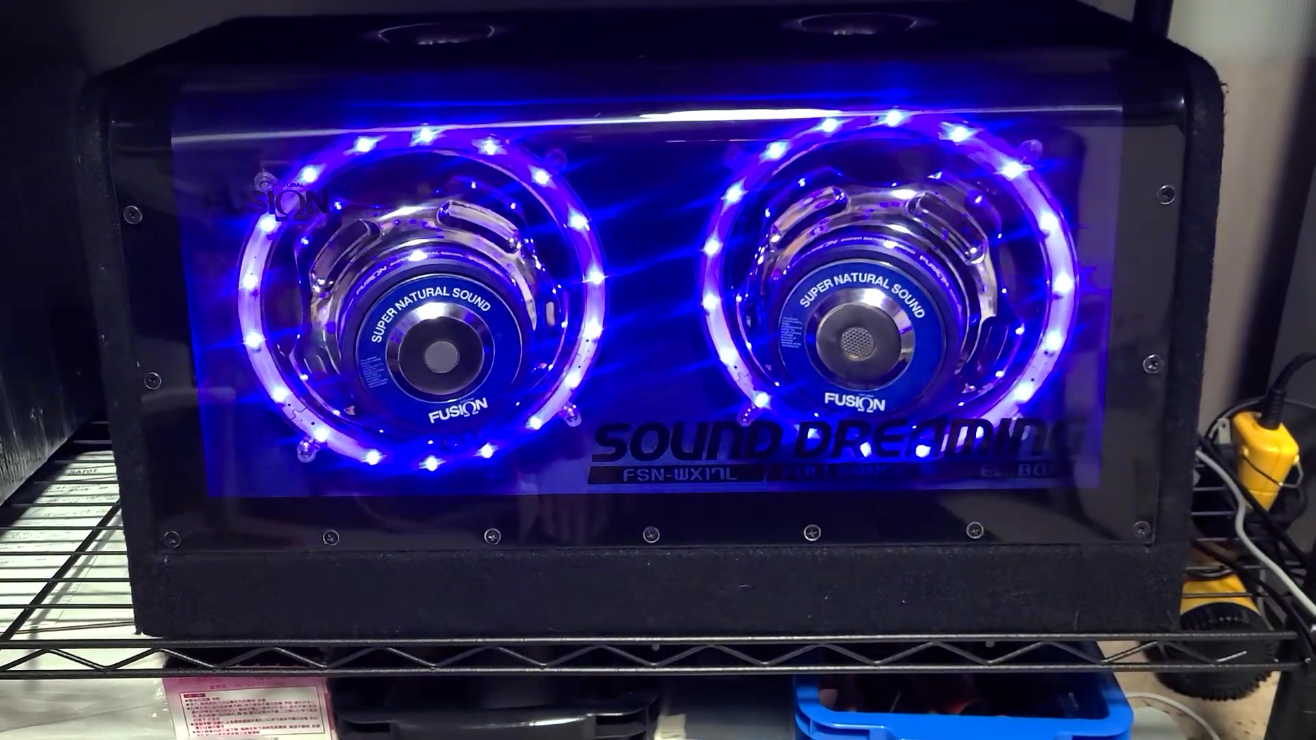 FUSION FSN-WX17L amplifier built-in full range woofer Product