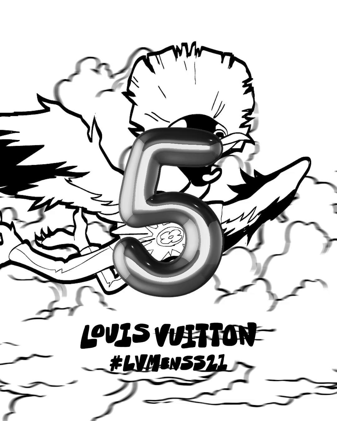 Imminent departure. For his fifth Louis Vuitton collection, Virgil