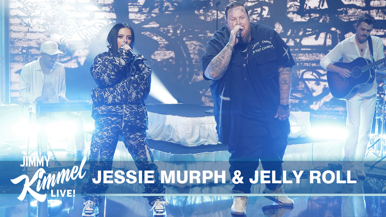 Jessie Murph & Jelly Roll perform #WildOnes! | Jimmy Kimmel Live
