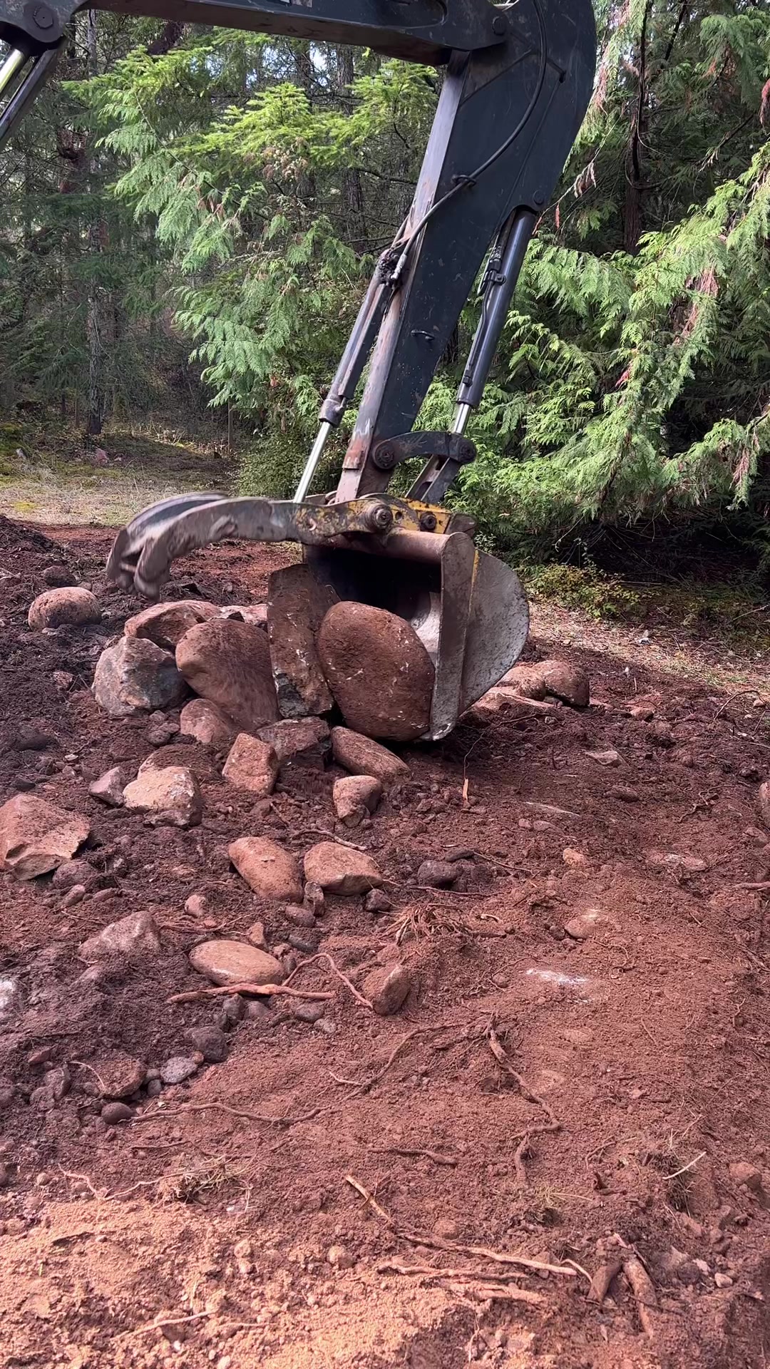 Removing rocks from a grading site #heavyequipment #demolition # ...
