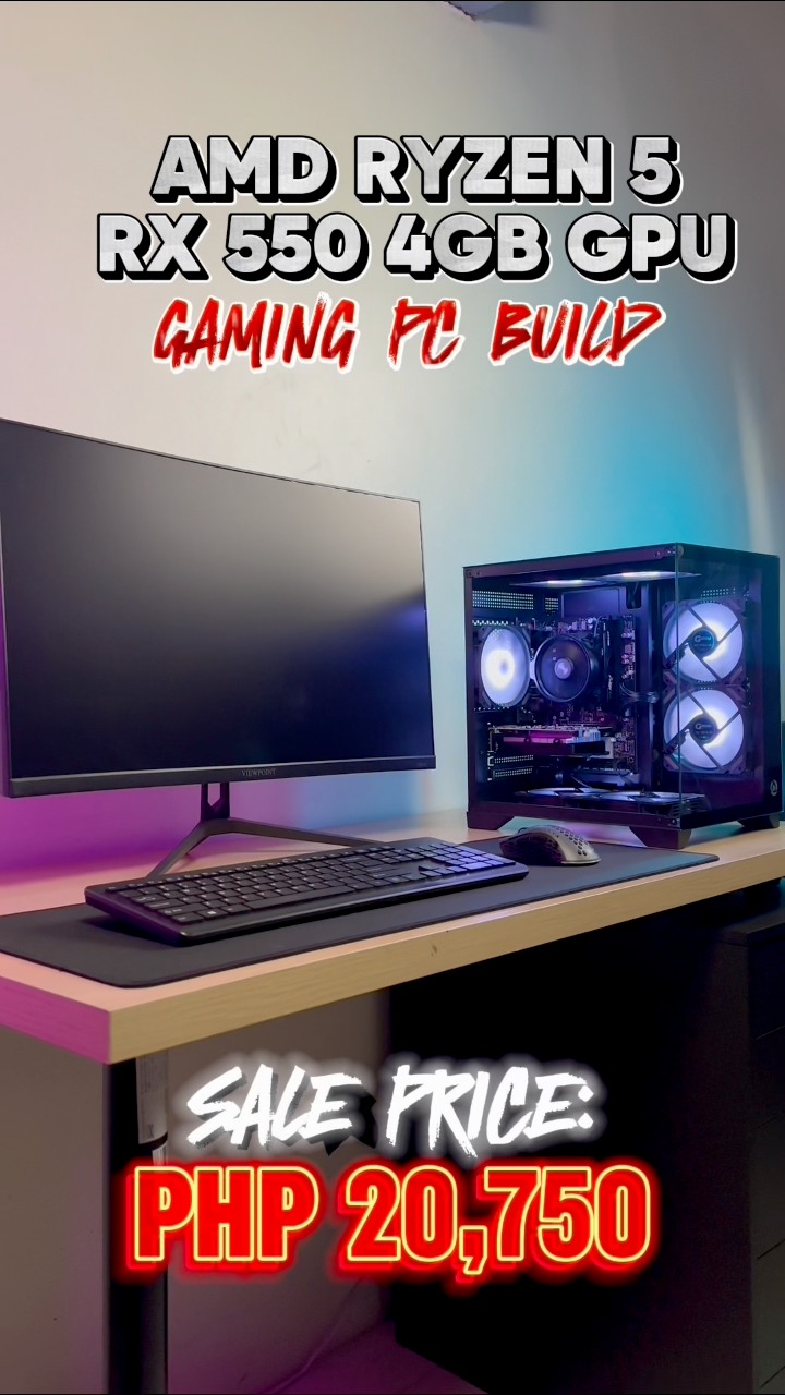₱20K PC Setup na naka VIDEOCARD na tapos Naka RYZEN 5 pa 😱😱🔥🤯 #Ryzen5# ...