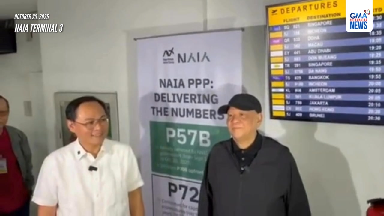 The Department of Transportation inspects the NAIA Terminal 3 in ...