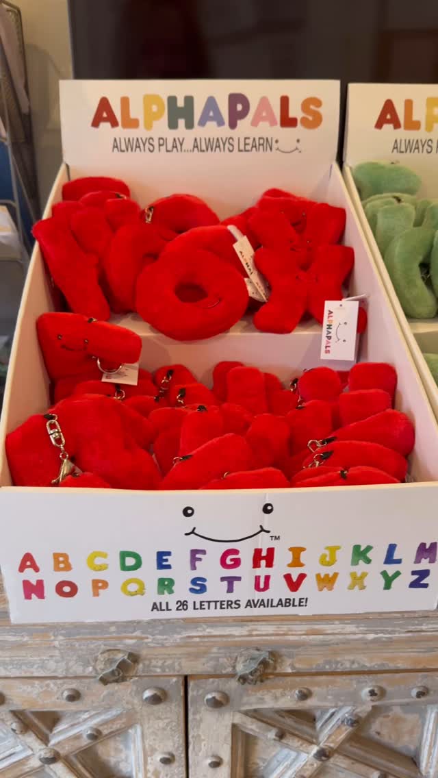 Alphapals has adorable keychains for backpacks, purses, rear view ...
