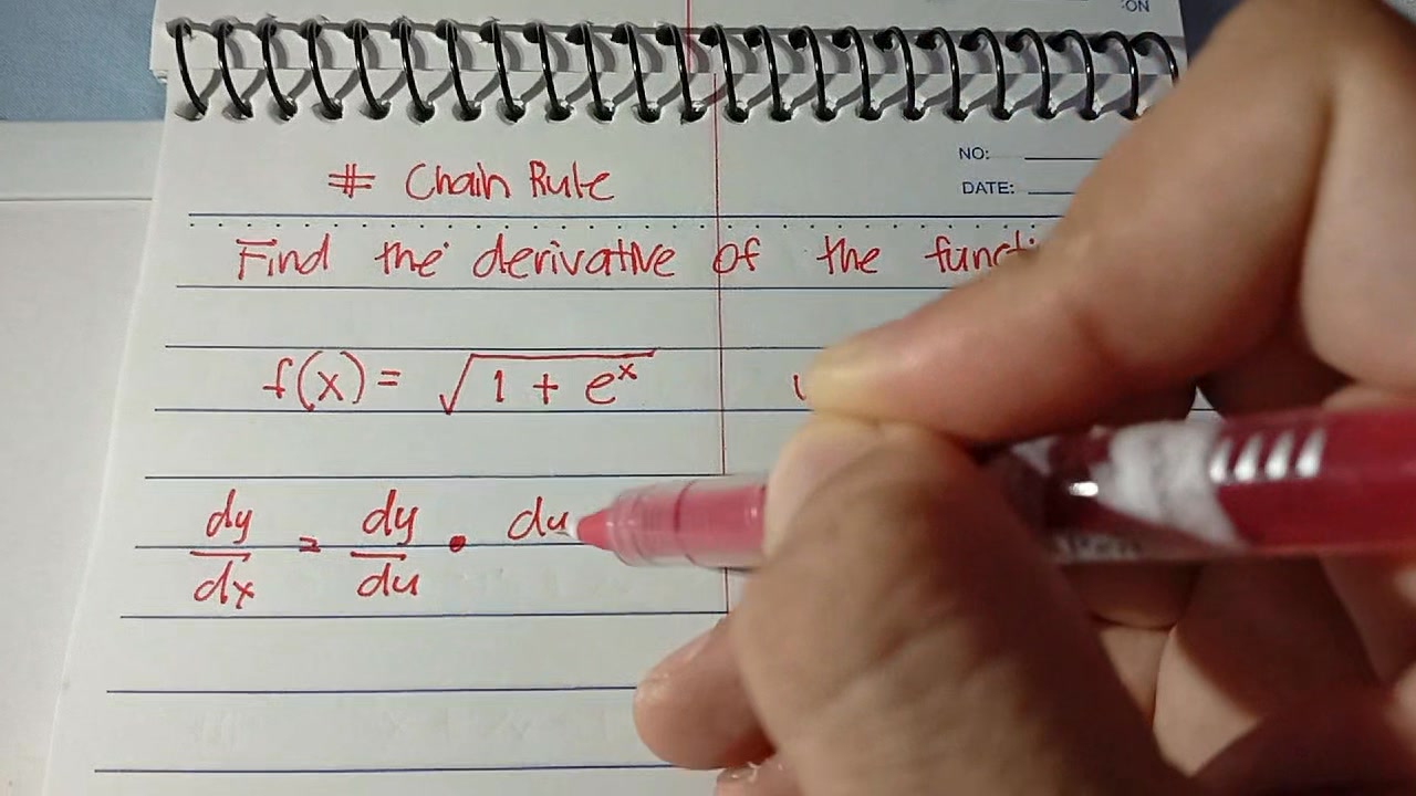 Quick math session! 🧠 Solving for the derivative of √(1 + e^x) using ...