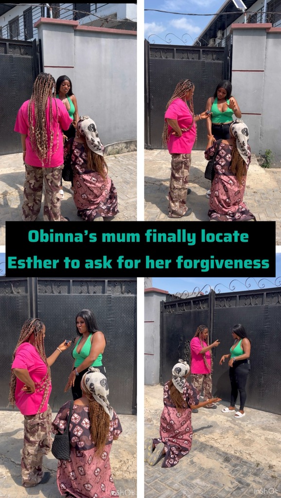 Obinna’s mum finally locate Esther to as for her forgiveness | Rama ...