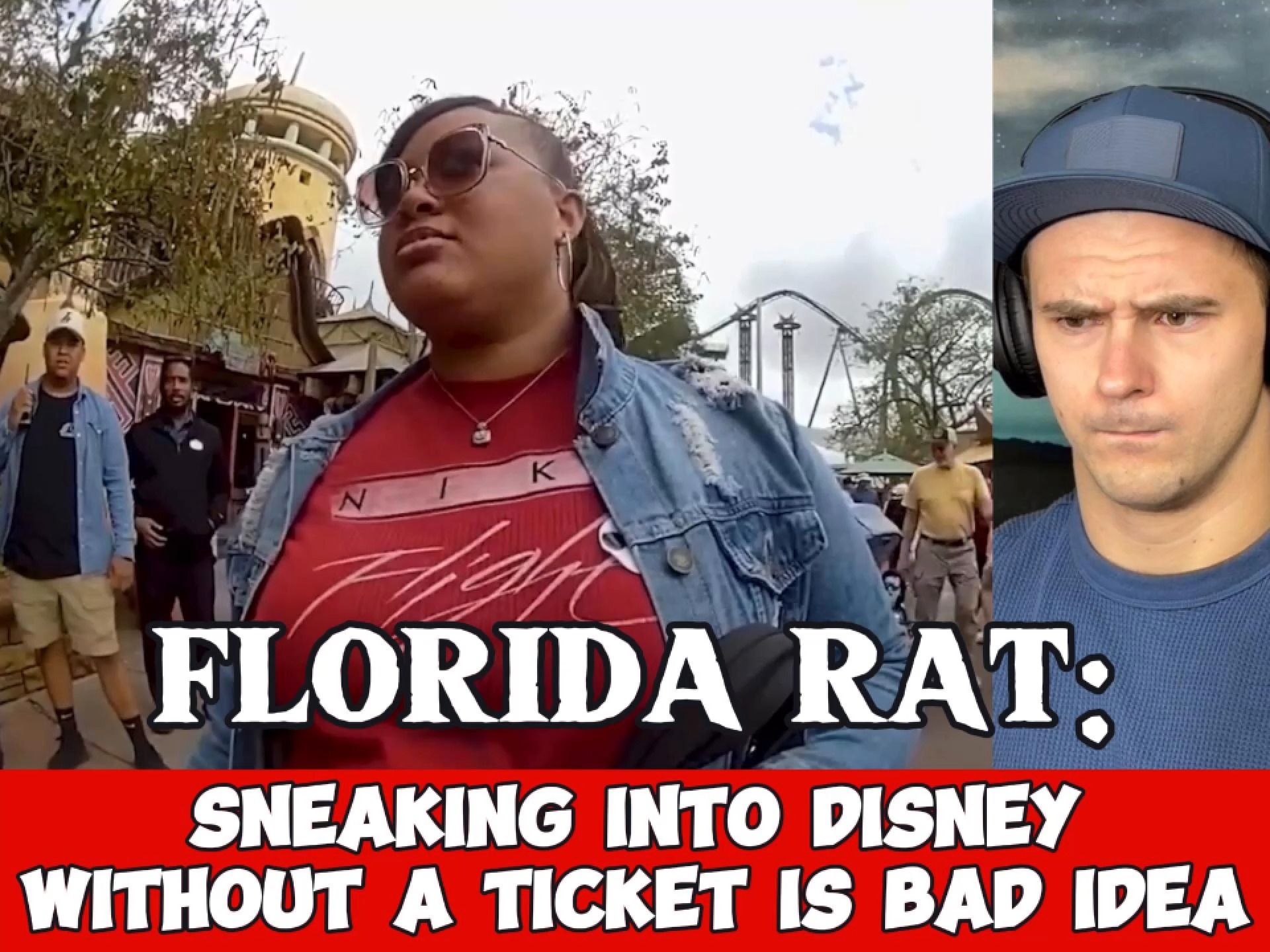 Rats in Florida: Entitled Karen sneaks into Disney without a ticket but ...