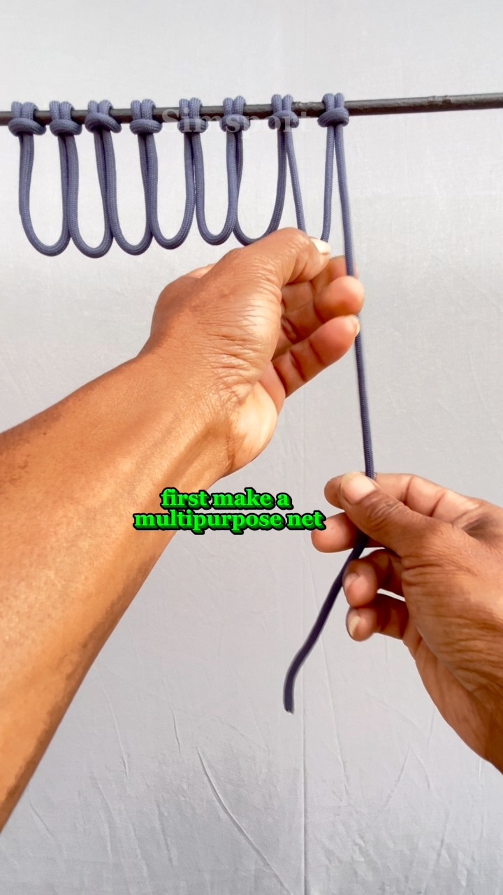 first make a multipurpose net #makeanet | Nandang Safaat | Facebook