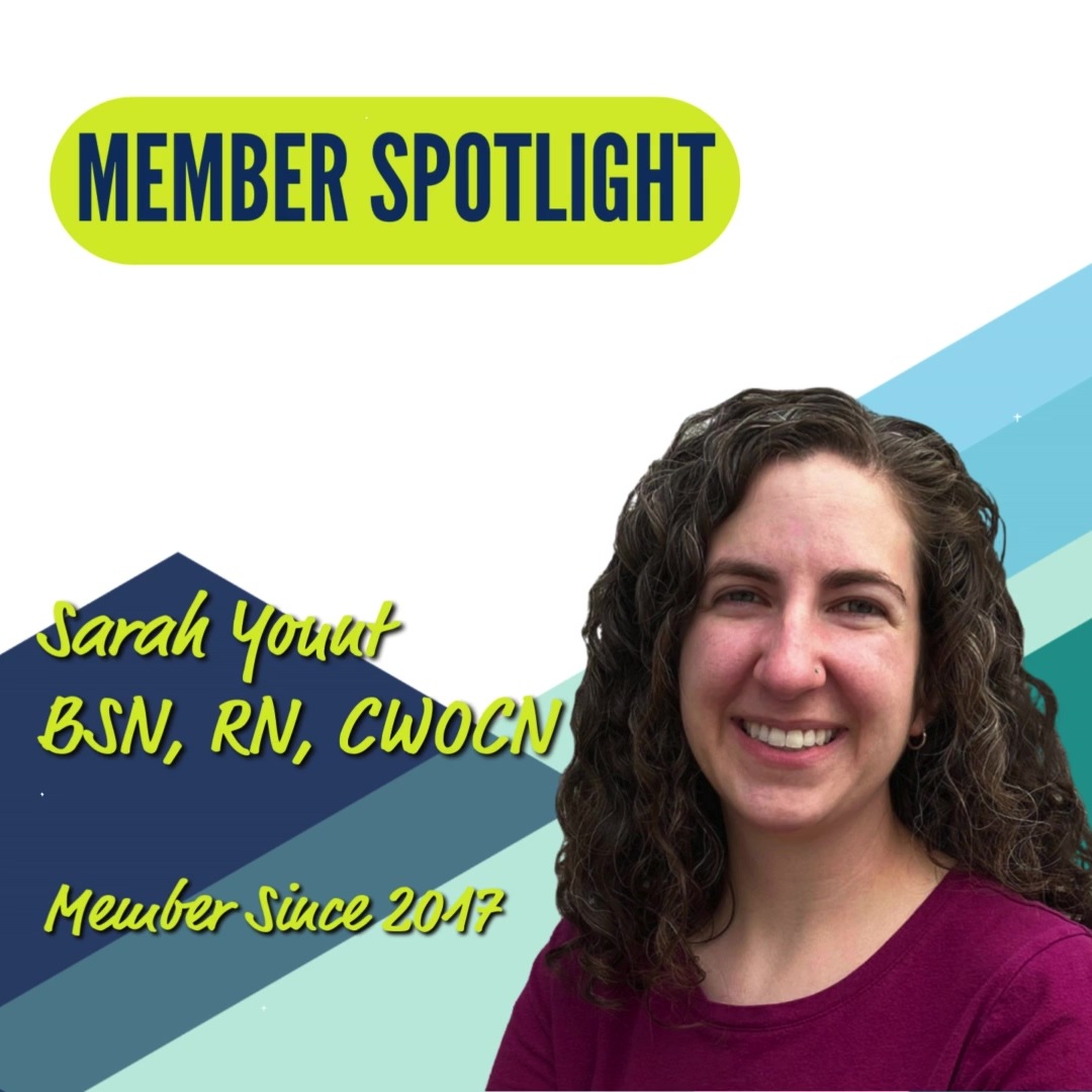 🌟 Member Spotlight 🌟 Meet Sarah Yount, BSN, RN, CWOCN, a passionate and ...