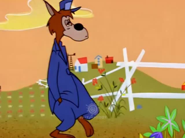 “Blackboard Jumble” A wolf with a Southern accent walks by just as a ...