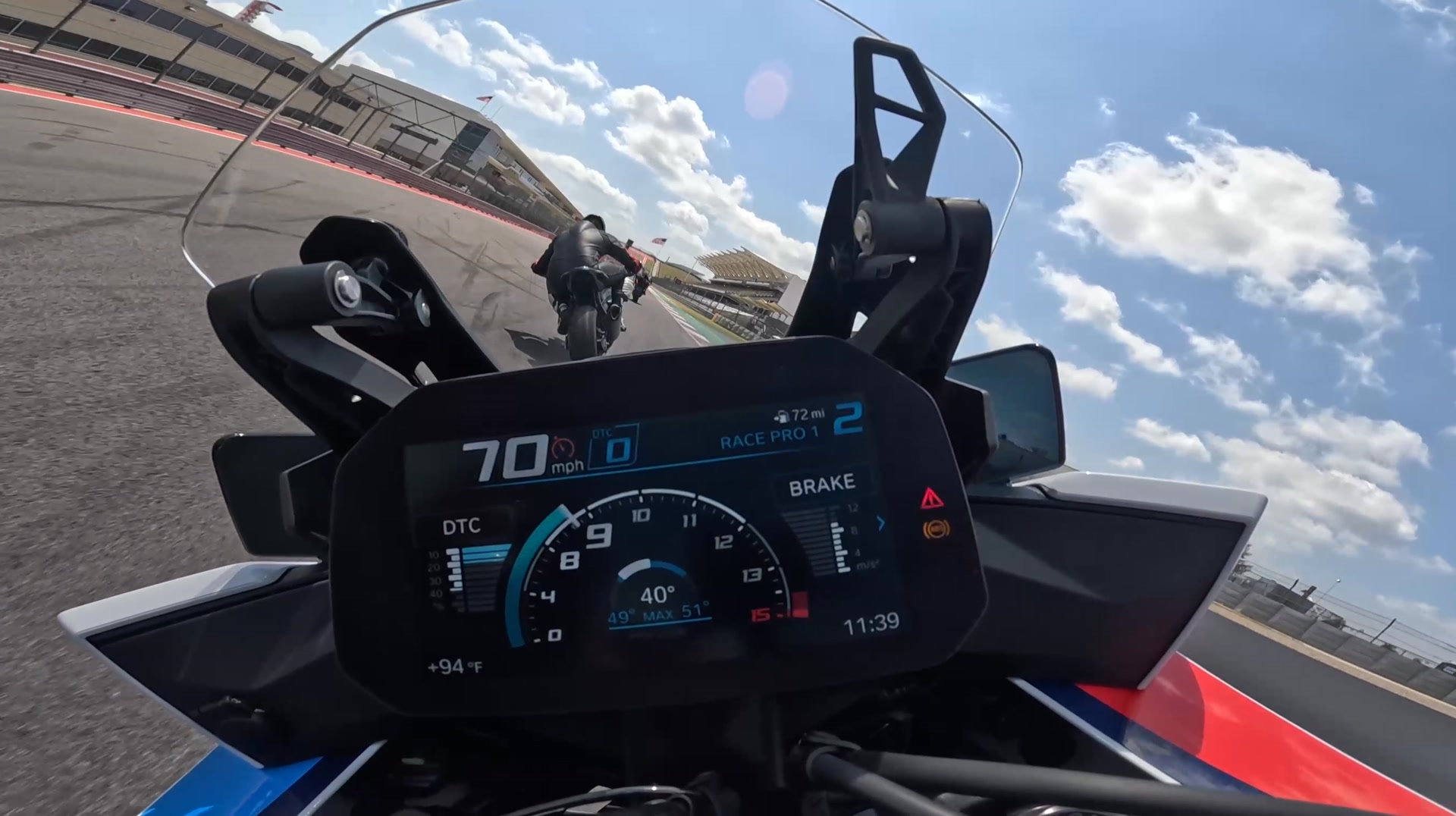 The M XR outgunning a S1000RR? Maybe he needs to reach out to BT Moto 😉 ...