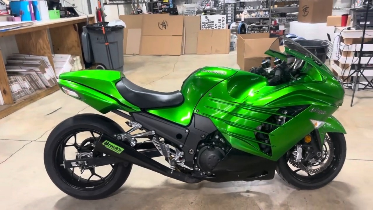 2007 Kawasaki ZX-14 (Preowned) 21,300 Miles - $6,950 Stretched