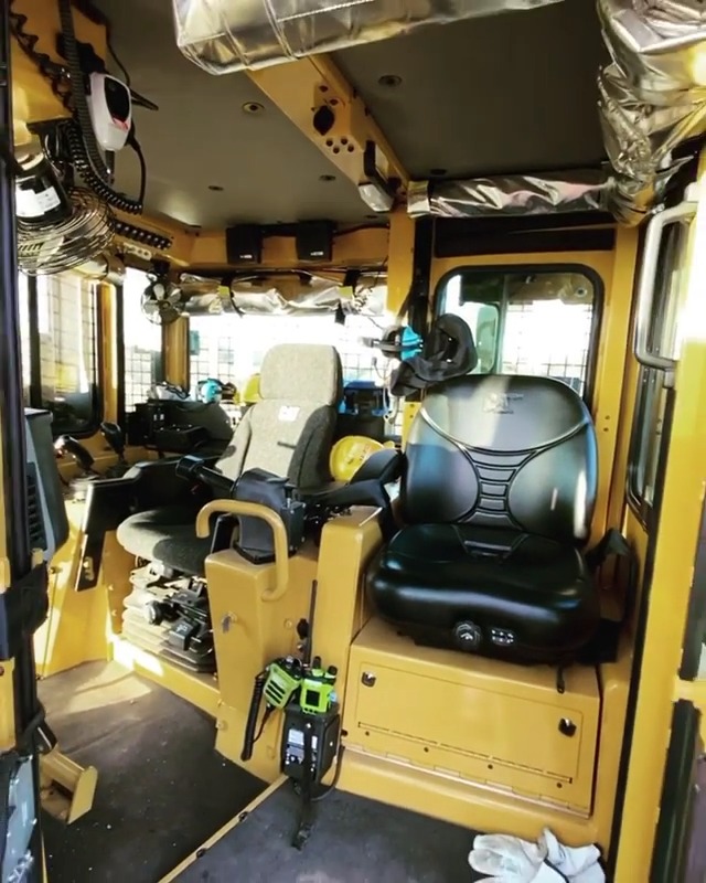Quick tour around the cab of a twin seat fire dozer! | By Mining Mayhem
