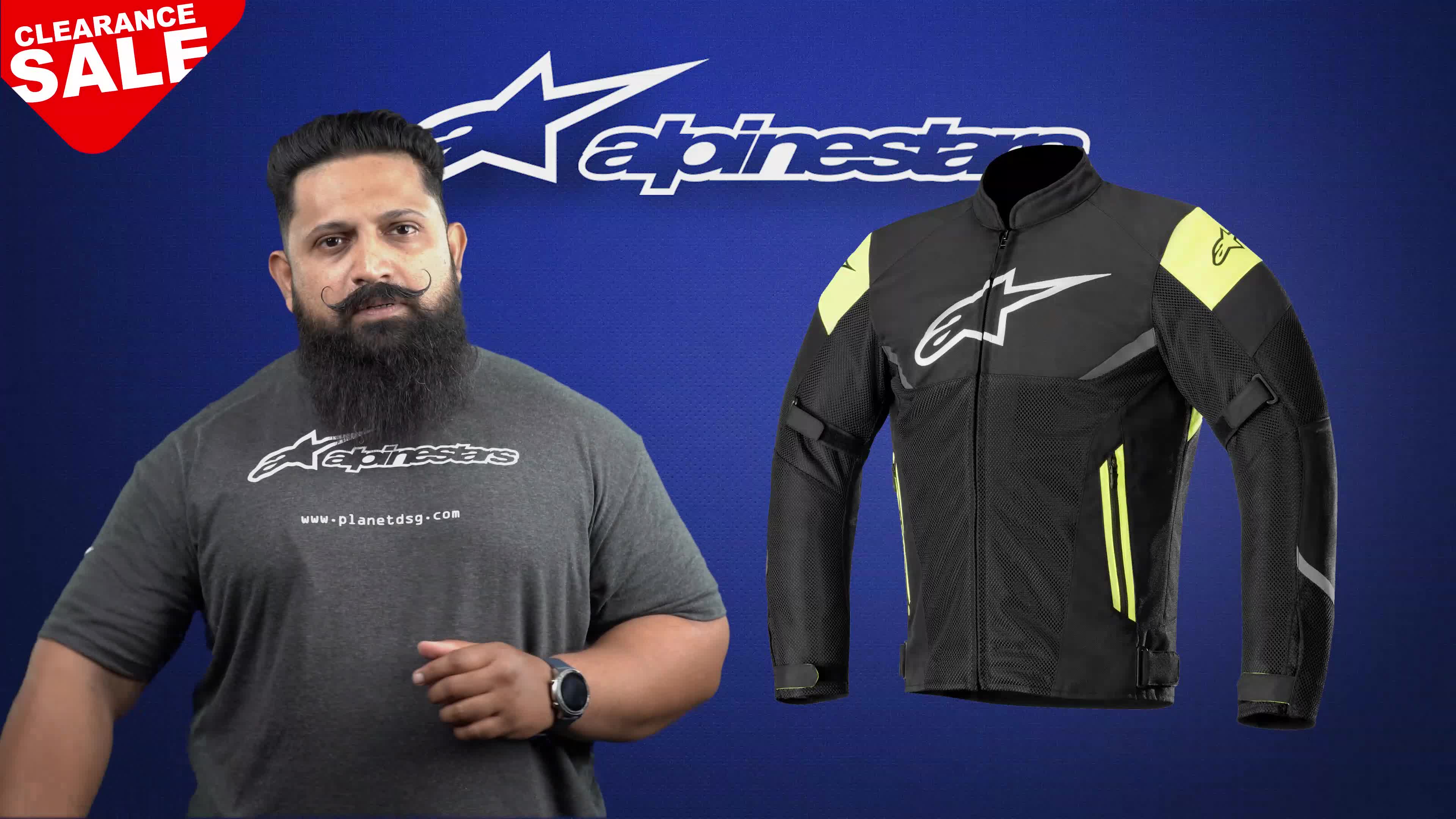 SALE SALE SALE SALE ALPINESTARS AXEL AIR JACKET - BLACK YELLOW 