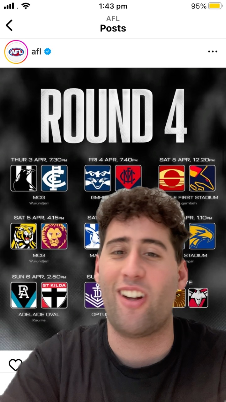 Round 4 #AFL predictions...🔮 | Aussie Rules Today | Facebook