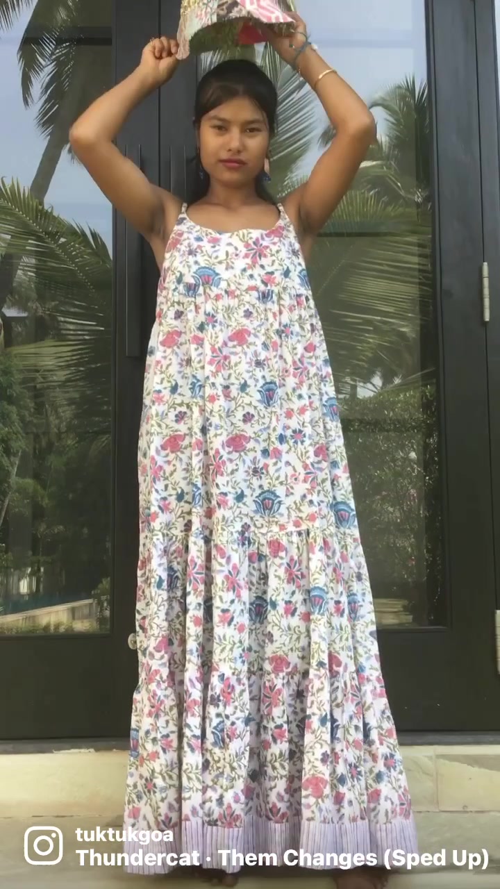 Forbidden Fruit” Sundress with Hat (Green)