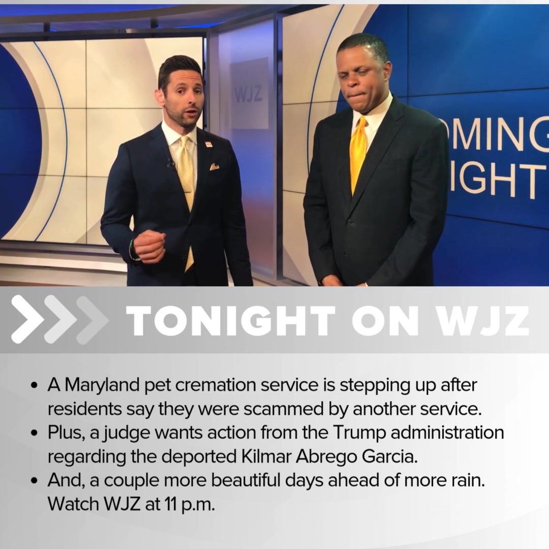 JOIN Rick Ritter and Meteorologist Derek Beasley on WJZ News at 11 p.m ...