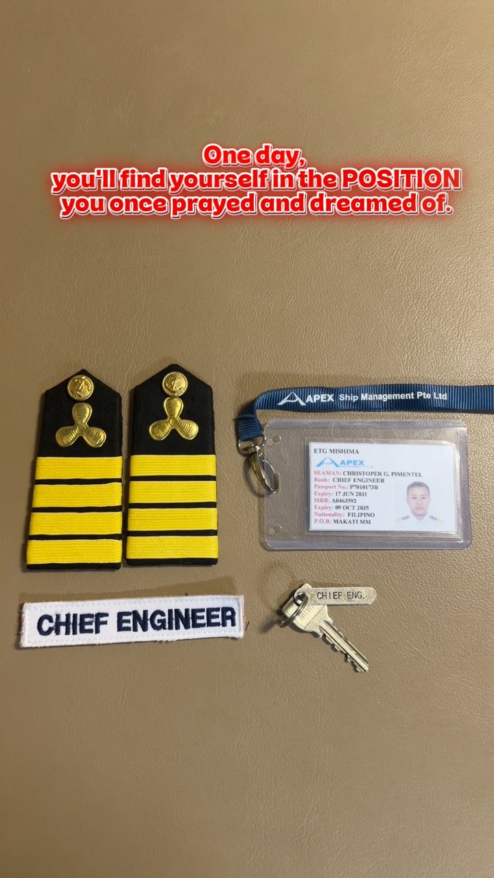 No shortcuts, just steps to success🪜#marineengineer #lifeatsea ...